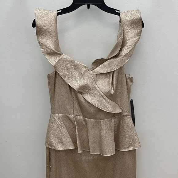 Aidan Mattox by Adrianna Papell maxi holiday dress 8 - Picture 2 of 7